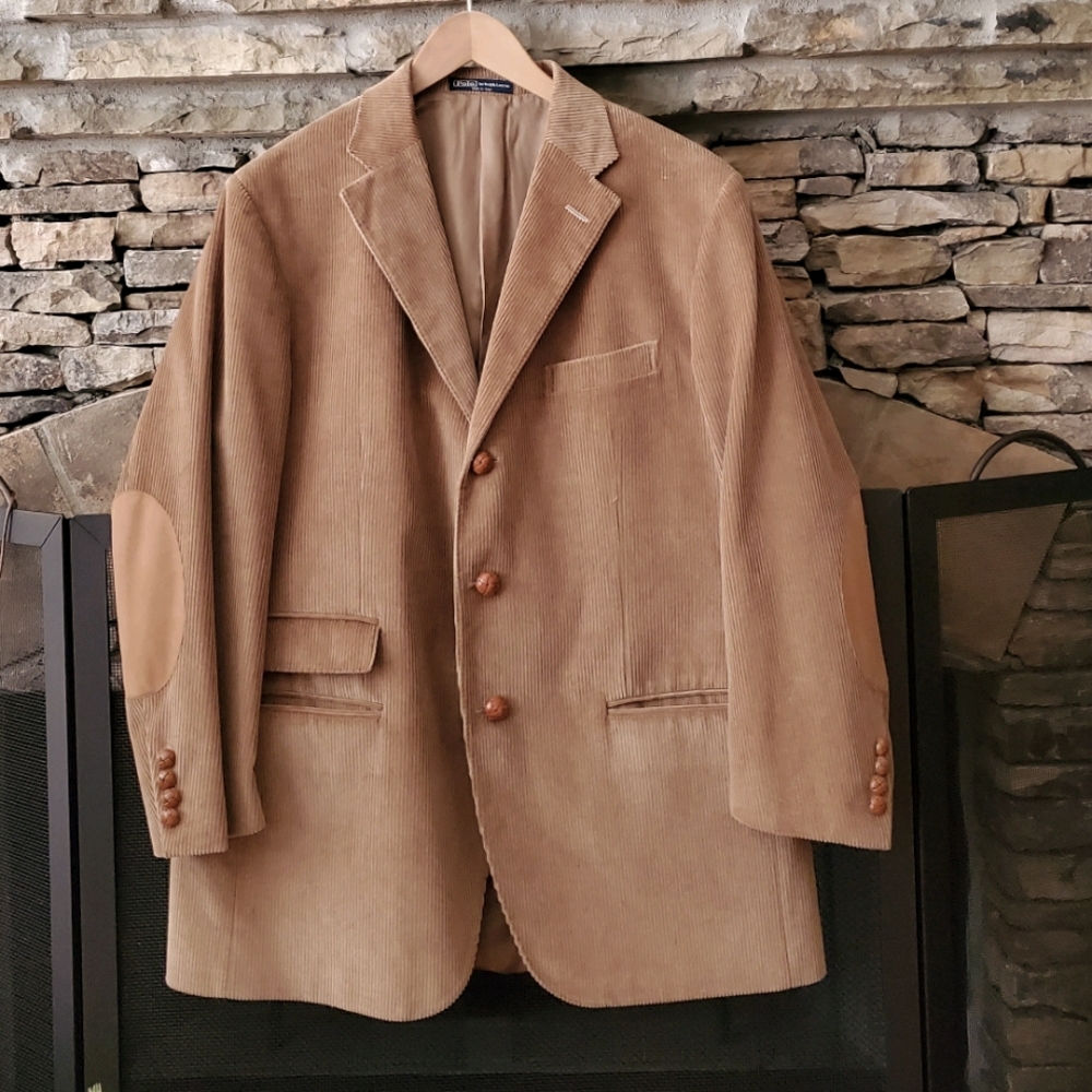 Vintage Ralph Lauren Blue Label Corduroy Blazer Coat